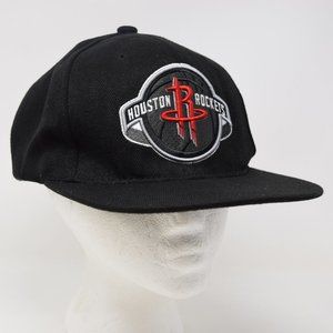 Mitchell & Ness Nostalgia Co Houston Rockets Cap Embroidered Snapback 2021 Black